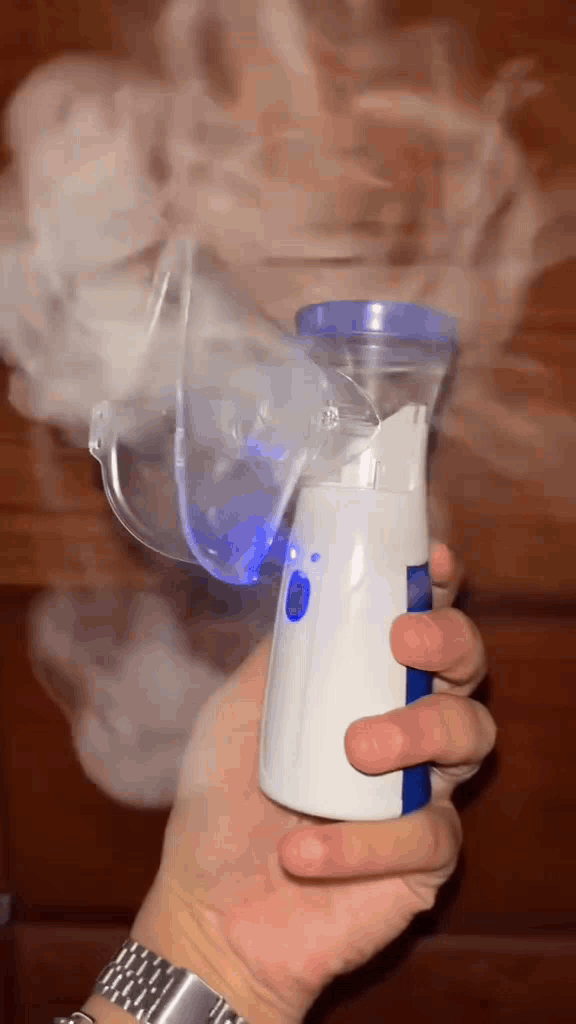Portable Mesh Nebulizer for Adults and Kids (Home and Travel Use)