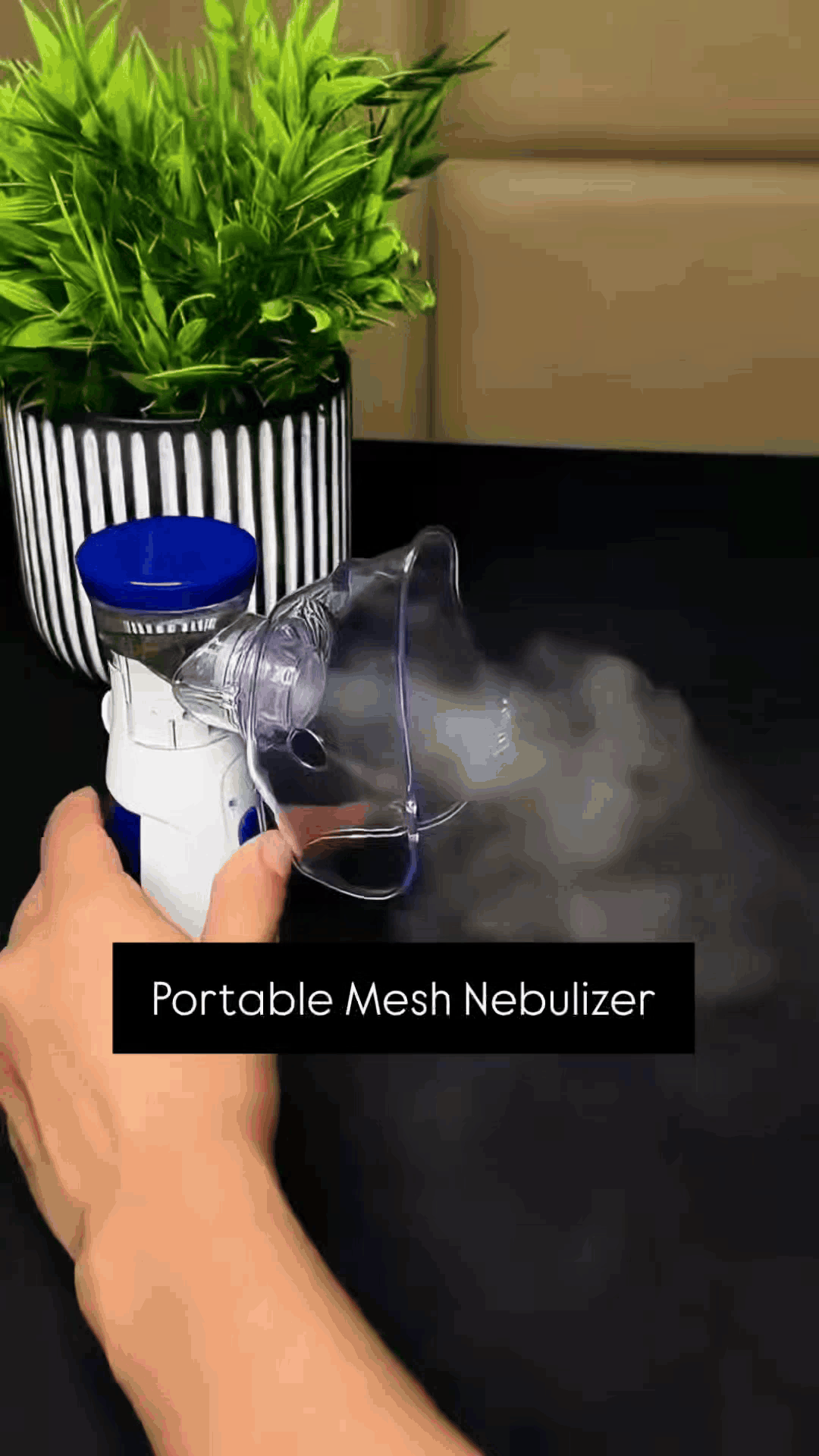Portable Mesh Nebulizer for Adults and Kids (Home/Travel)