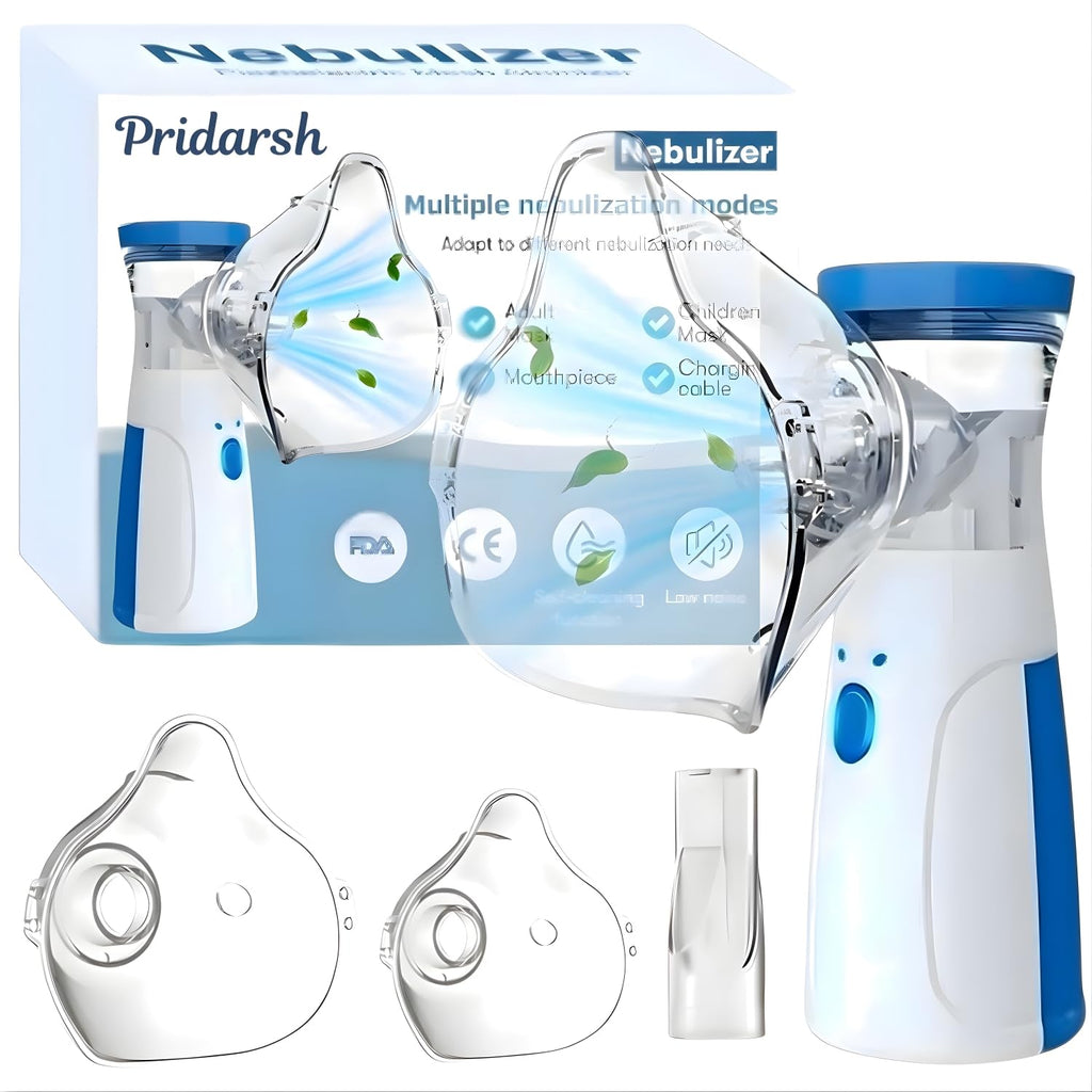 Portable Mesh Nebulizer for Adults and Kids (Home/Travel)